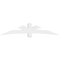 Ekena Millwork Davenport Architectural Grade PVC Gable Bracket, 96"W x 20"H x 4"D x 6"F, 5/12 Pitch GBP096X20X0406DAV00 - alternate 4